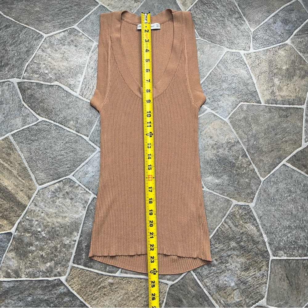 Zara Knit Ribbed Tank Top - Picture 9 of 9